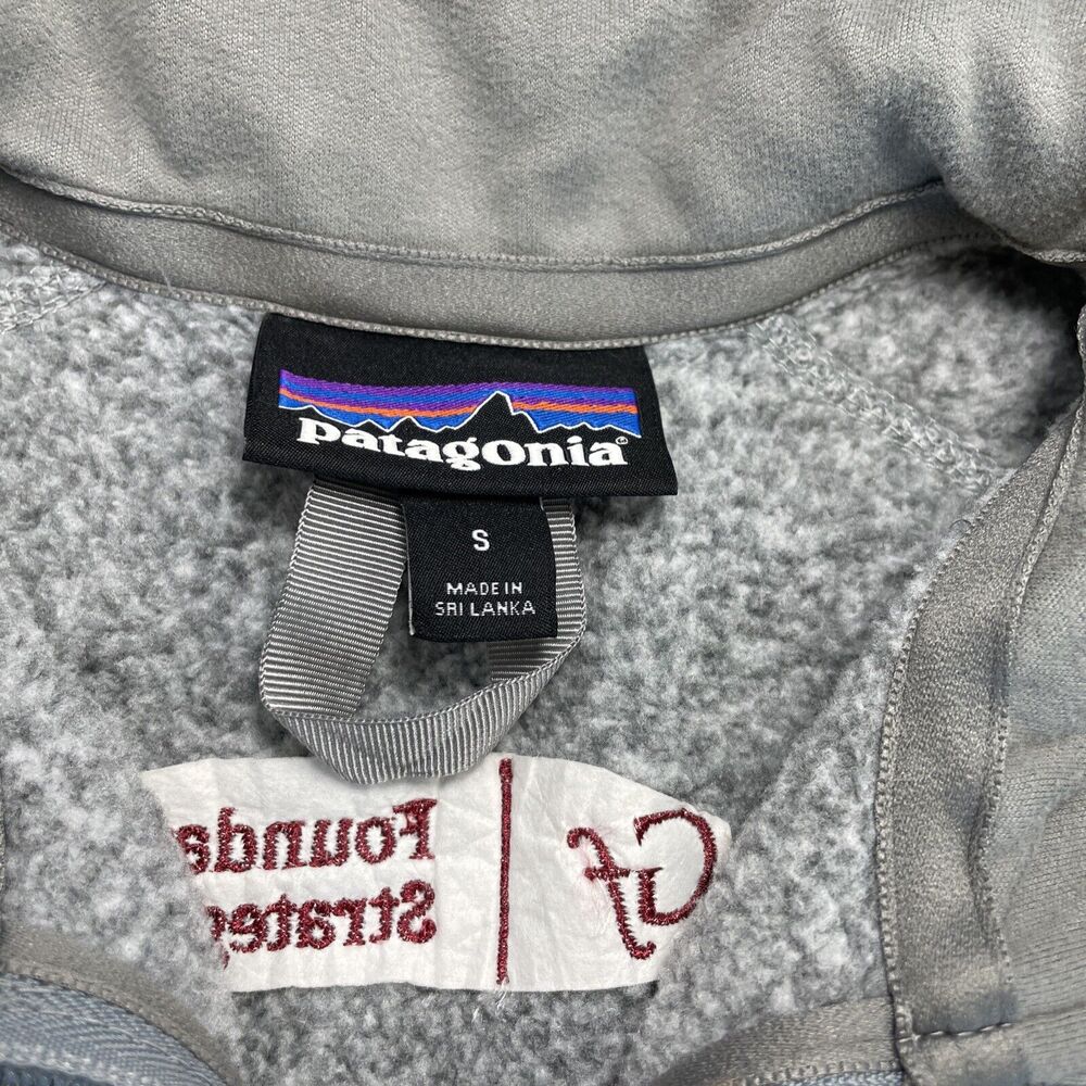 Patagonia Fleece Better Sweater Gray 1/4 Zip Fleece Heathered Womens Size Small - Picture 5 of 16